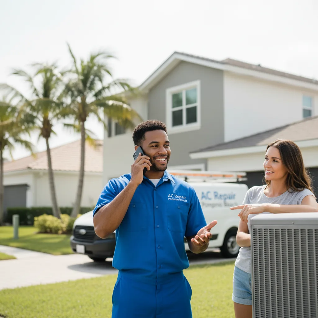 AC Repair Pompano Beach customer support in Palo